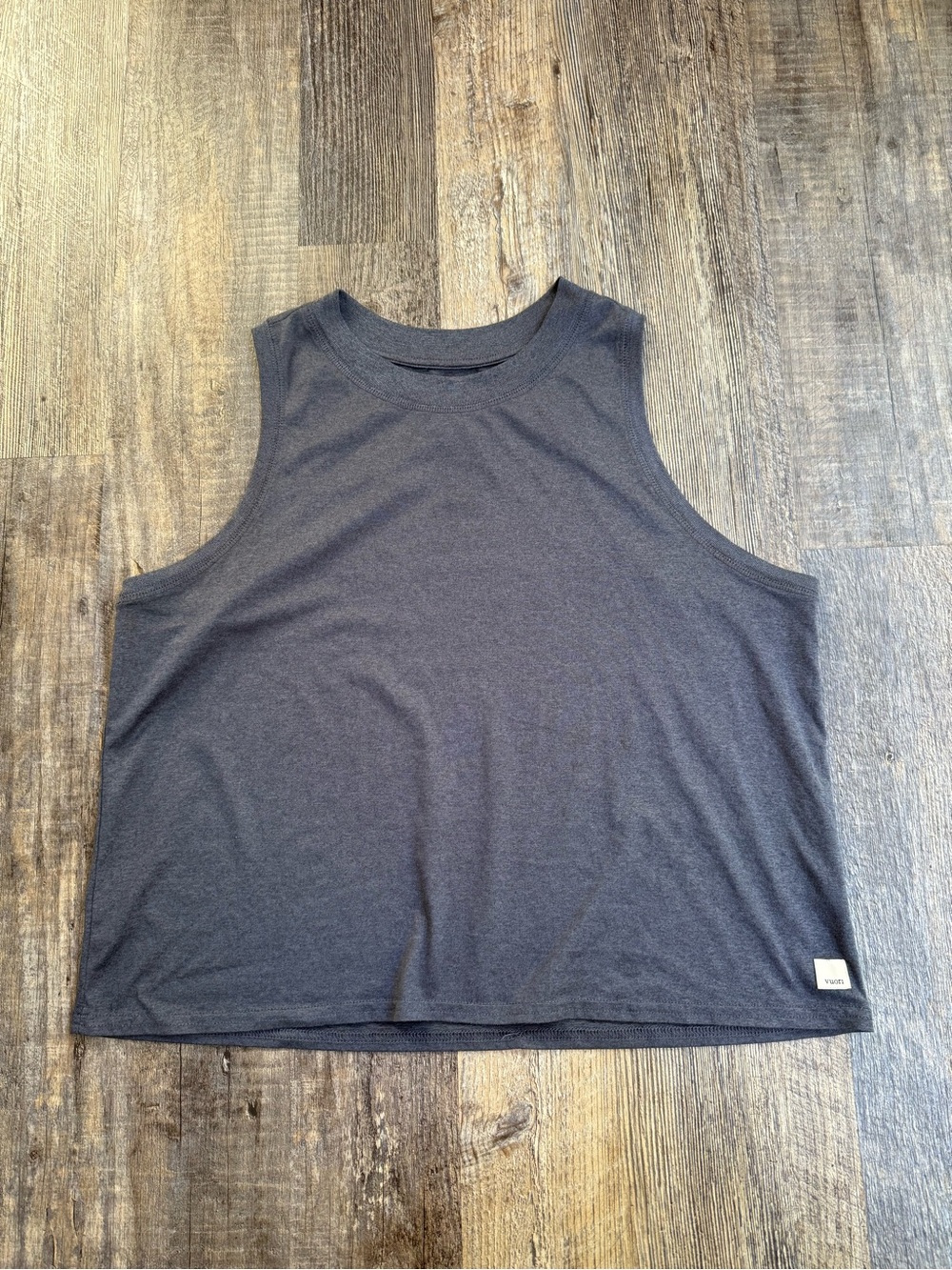 Vuori Women's Charcoal High-Neck Tank